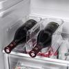 Elegant Red Wine Storage Rack for Kitchens - Sturdy Desktop Plastic Display Stand