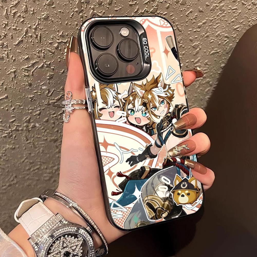 Game GI Gorou Mobile Phone Case for iPhone 17 16 15 14 13 12 11 X XR XS 8 7 Air Pro Max Plus Translucent Colorful Cover Pretty
