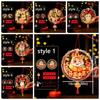With Tassel Chinese New Year Lanterns Cartoon DIY Handheld Lantern  Children's Activity