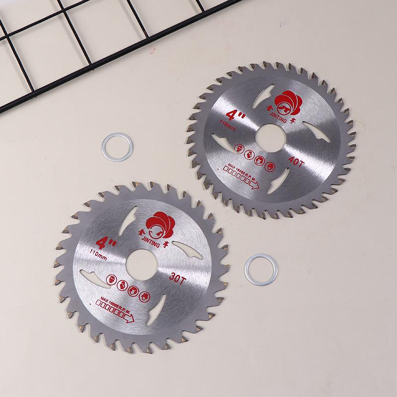 4'' 40T Circular Saw Blade Wood Cutting Disc 110*20Mm Woodworking Cutter For Wood Plastic Metal Rotating Tool Power Tool Acces