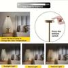 LED Touch Metal Table Lamp USB Rechargeable Three Colors Dimmable Desk Light Bedroom Night Light For Bar Room Decoration