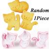 3 Stück/Set DIY Kuchen Dekorationsform DIY Gebäckausstecher Backzubehör Kunststoff Katze Keksform