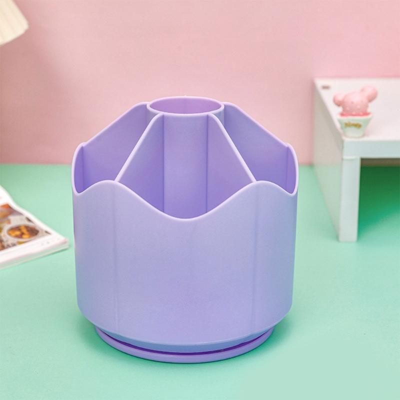 360-Degree Spinning Pencil Holder Rotating Pen Holder Desk Organizer for Office