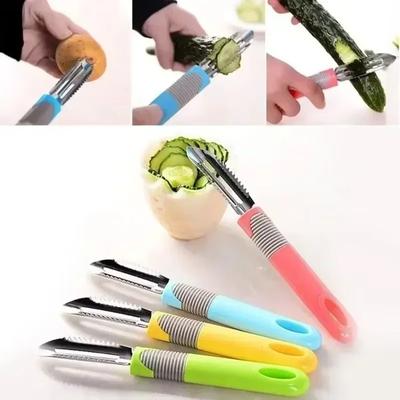 Stainless Steel Fruit Peeler Home Fruit and Vegetable Peeler Kitchen Small Tool Fish Scale Scraper Potato Peeler Wholesale