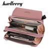 Borsa a tracolla mini da donna con doppia cerniera stile coreano - Porta telefono cellulare e portafoglio quadrato piccolo di alta gamma
