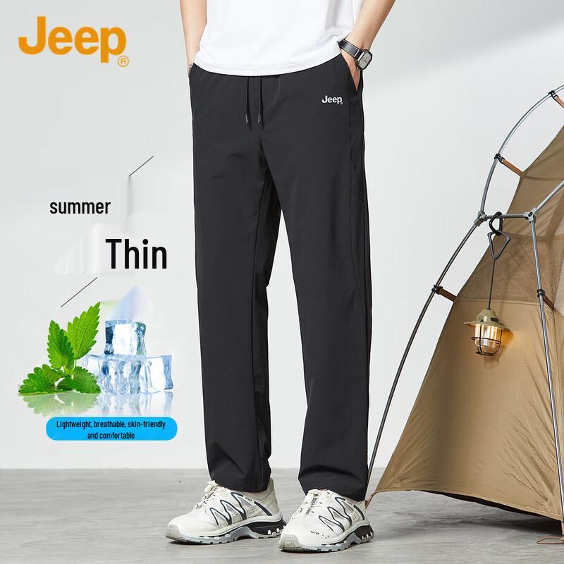 JEEP Men s Summer Casual Straight-Leg Pants 160