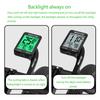 Ciclocomputador GPS Inalámbrico Digital para Ciclismo Inteligente Multifuncional Velocímetro Odómetro para Bicicleta Computador para Ciclismo al Aire Libre