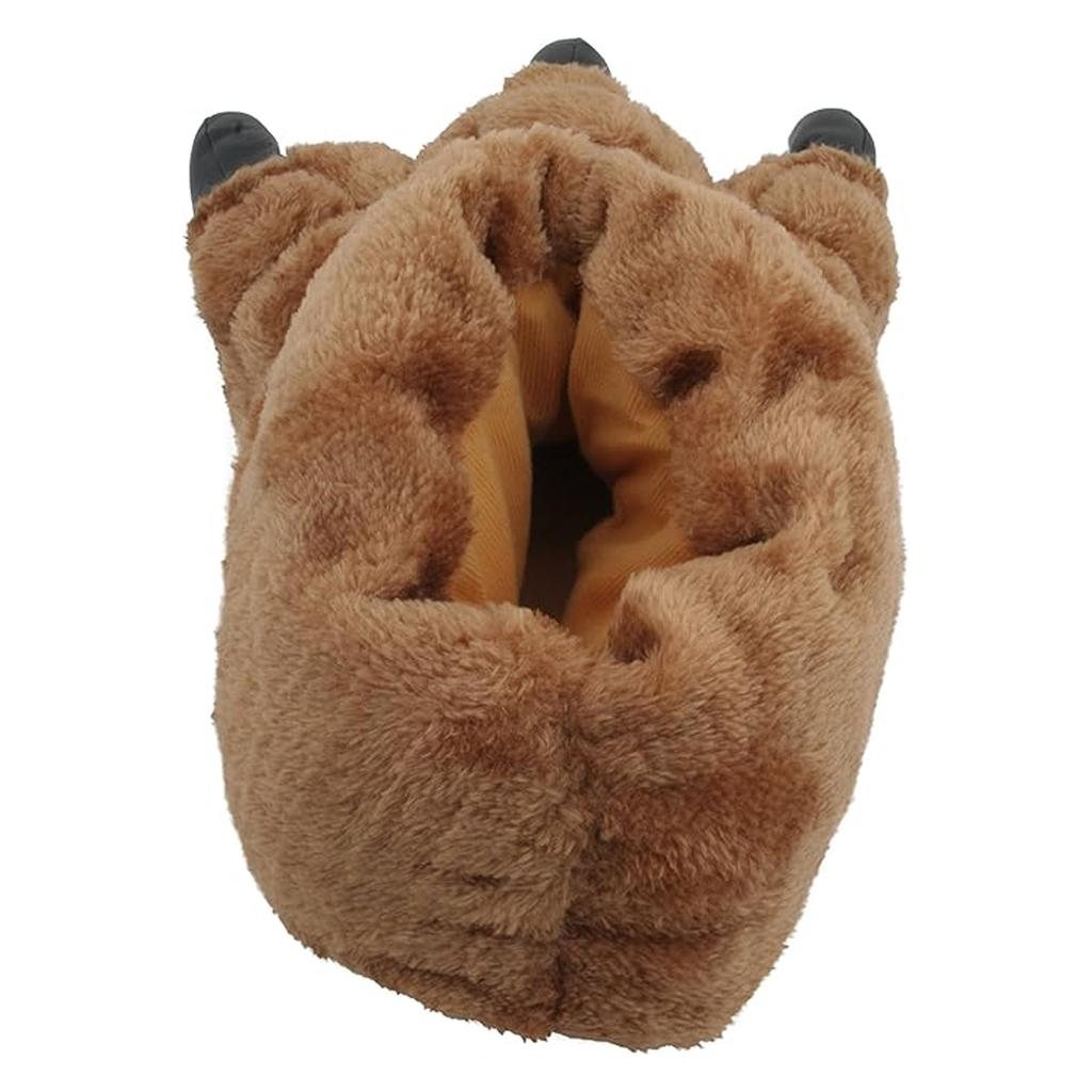 Slumberzzz Mens Monster Claw Plush 3D Slippers