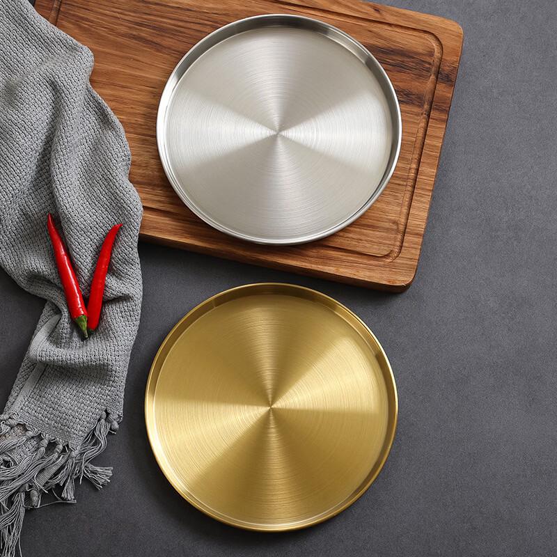 ZISIZ Korean Style Stainless Steel BBQ Plate