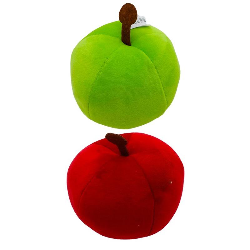 1~6pcs Green Red Apple Plushies Fidget Fruit Plush Toy Soft Stuffed Plushie Doll Education Toy Room Decoration Ornaments