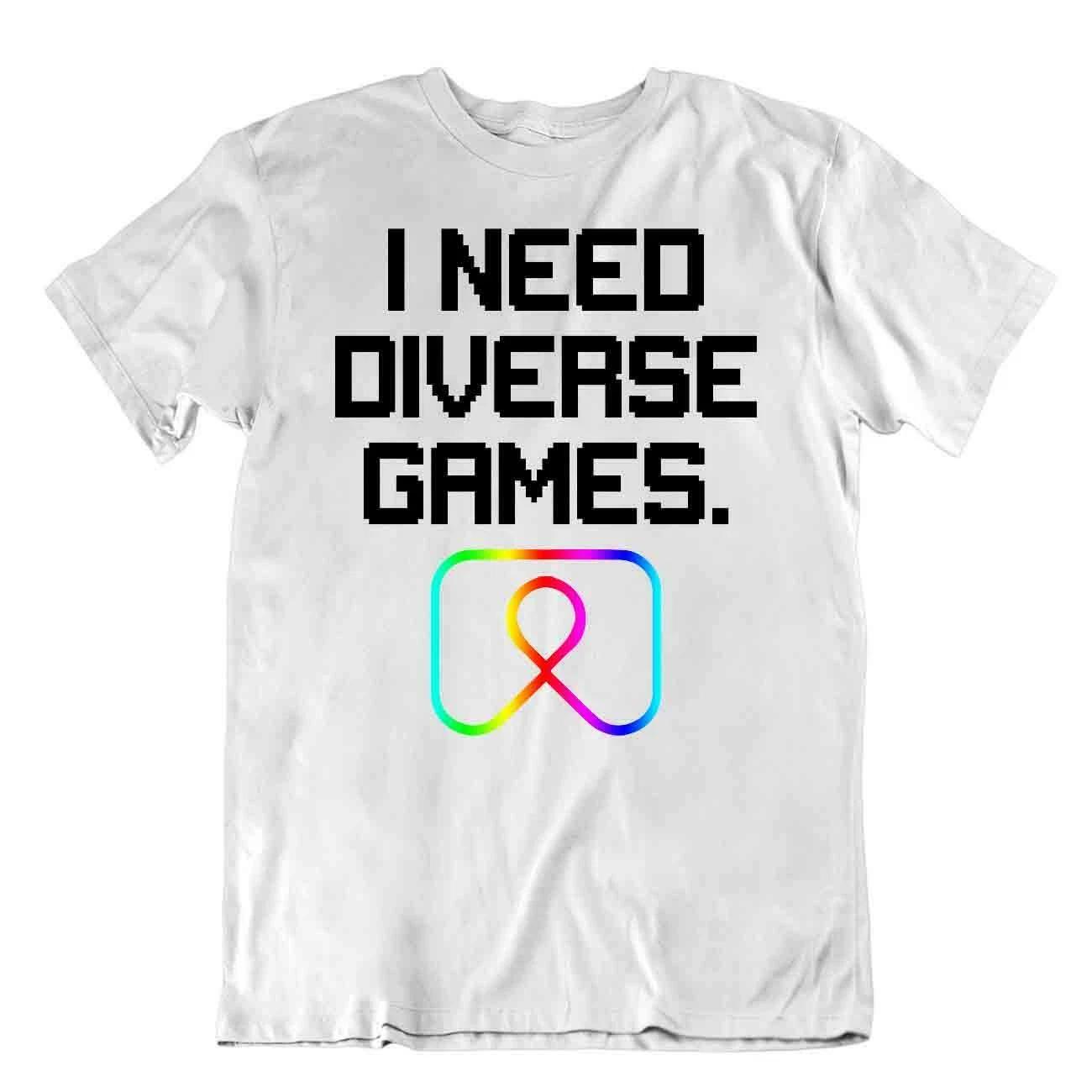 I Need Diverse Games Tshirt Special Idea Birthday Gift Shirt Tricote S