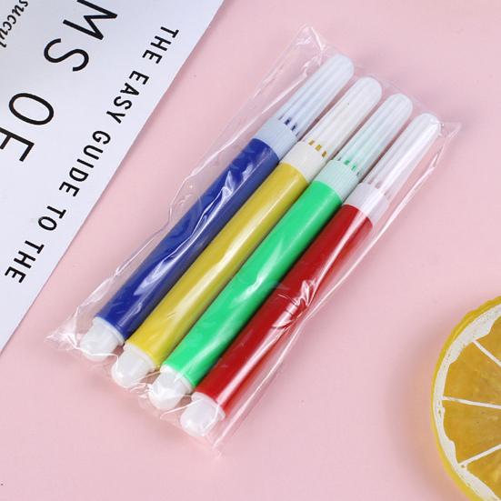 Puzzle Painting Egg Lovely Festive Creative with Pen Anti-scratch Decorate Plastic Artificial Easter DIY Egg Student Gift