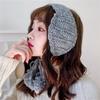 Handmade Knitted Plush Earmuffs Soft Knitted Earflap Ear Muffs Autumn and Winter Ear Protection Warm and Velvet Earmuffs Female