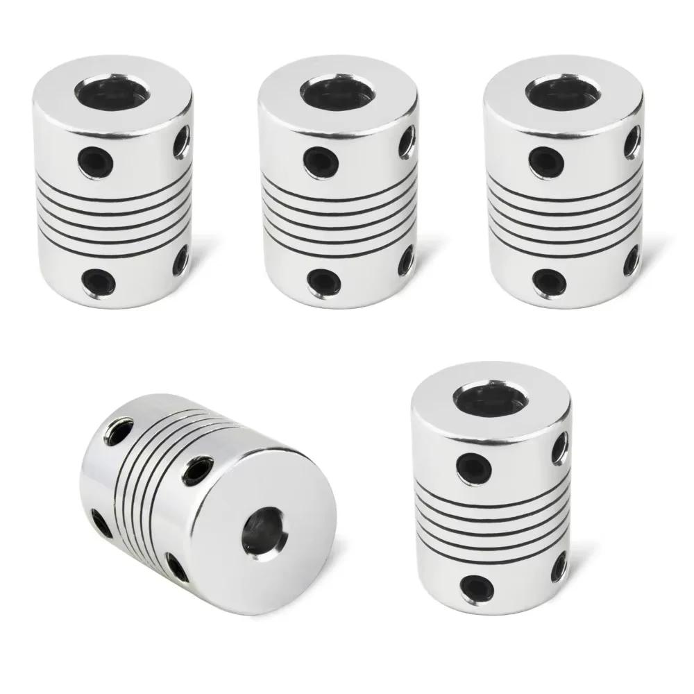 D19XL25 Aluminum Z-Axis Flexible Coupling for 3D Printer Stepper Motor Shaft Couplers 4mm/5mm/6mm/8mm/10mm Sizes Available