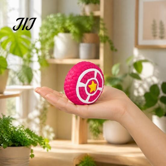 Latex Chew Toys for Small Medium Dogs Round Shield Dog Toy, Squeaky Interactive Durable Pet Fetch Teeth Cleaning Toy And Training