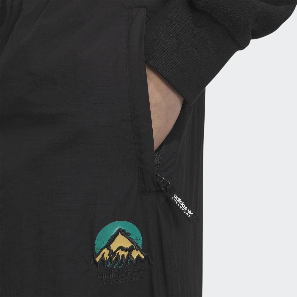 Adidas Originals Trefoil Solid Logo Elastic Waist Joggers Men Bottoms Black IK8621