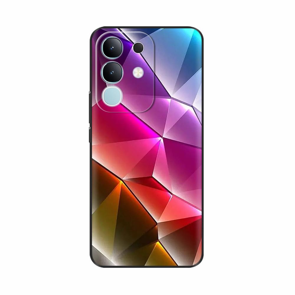 For Vivo Y29 4G Case Luxury Painted Back Cover Soft Silicone Phone Cases For Vivo Y29 4G Case Y 29 Shockproof Coque Bags Fundas