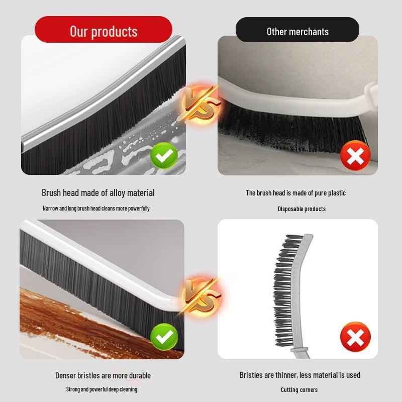 Genesis Gap Brush: Multi-Purpose Cleaning Tool for Kitchen & Bathroom - Ideal for Gaps and Compact Spaces, Supports Customization