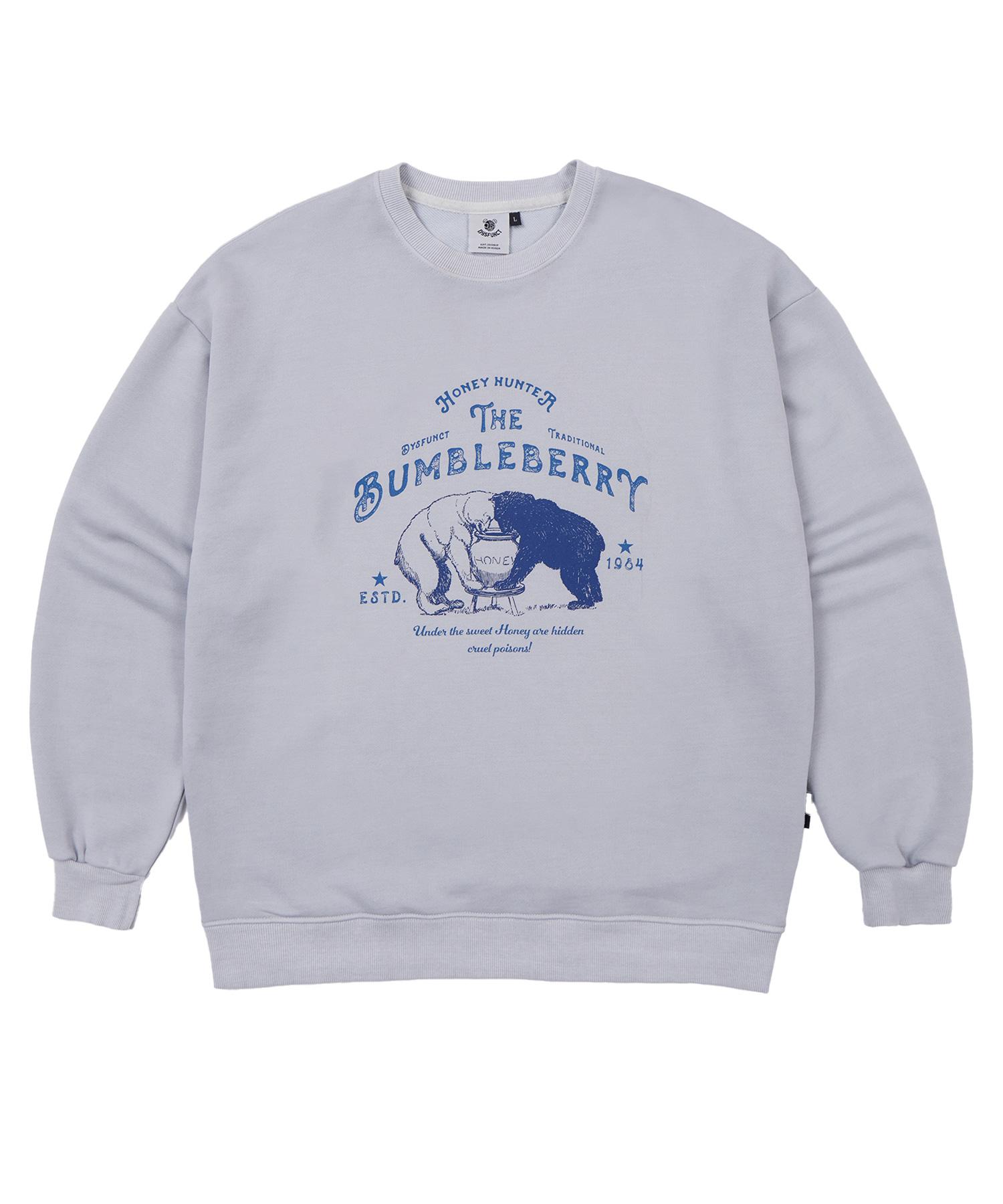 Свитшот Disfunct Honey Hunter Pigment(Серо-голубой) Blue Gray/M