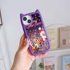 Cat Ear Soft Phone Case for iPhone 16 15 14 13 12 11 Pro Max Plus XR TPU Anti-Drop Transparent Acrylic Back Cover NY29 Merry Christmas Christmas tree