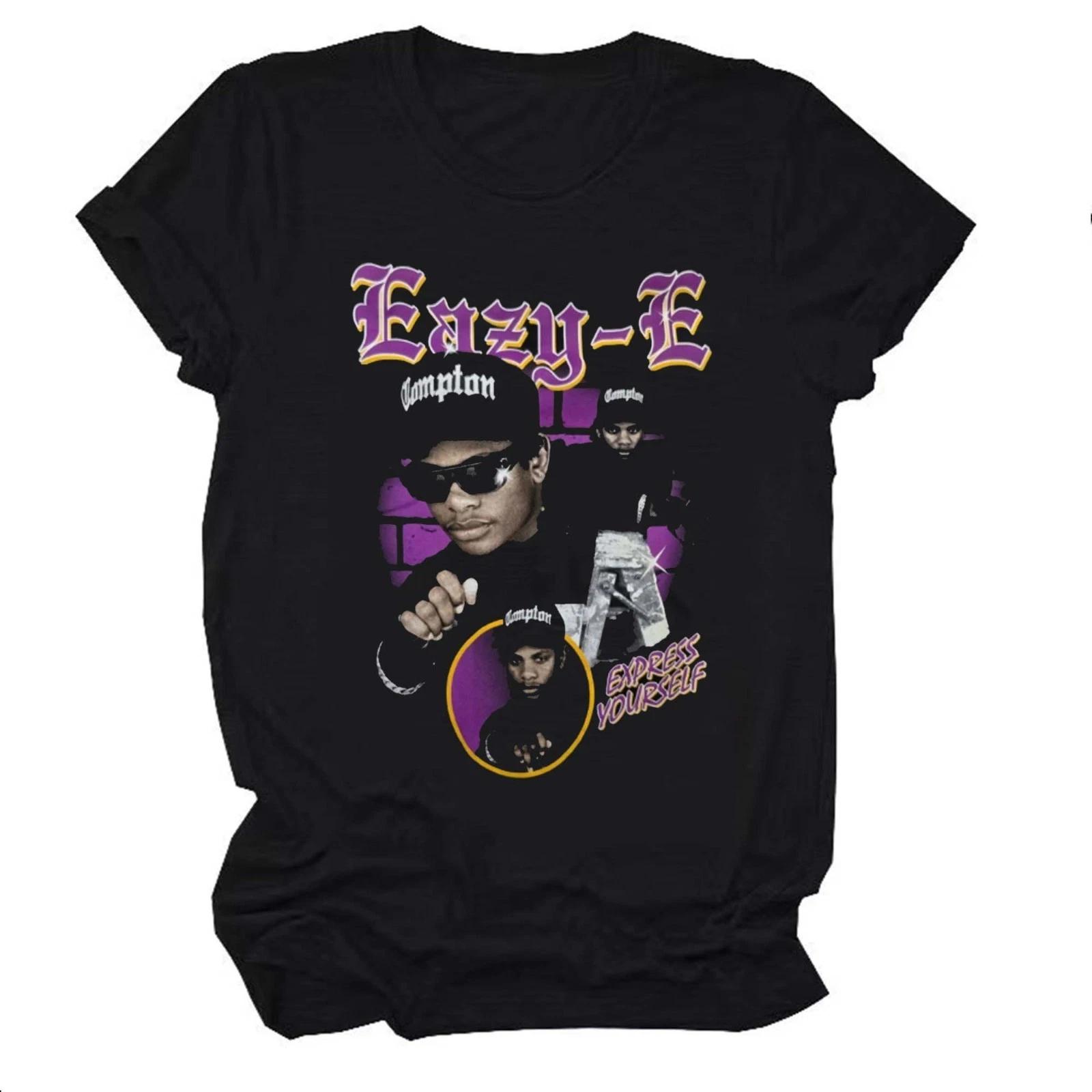 Винтажная футболка Eazy-E Express Yourself, Футболка рэпера Eazy-E, Футболка для фанатов гангста-рэпа M