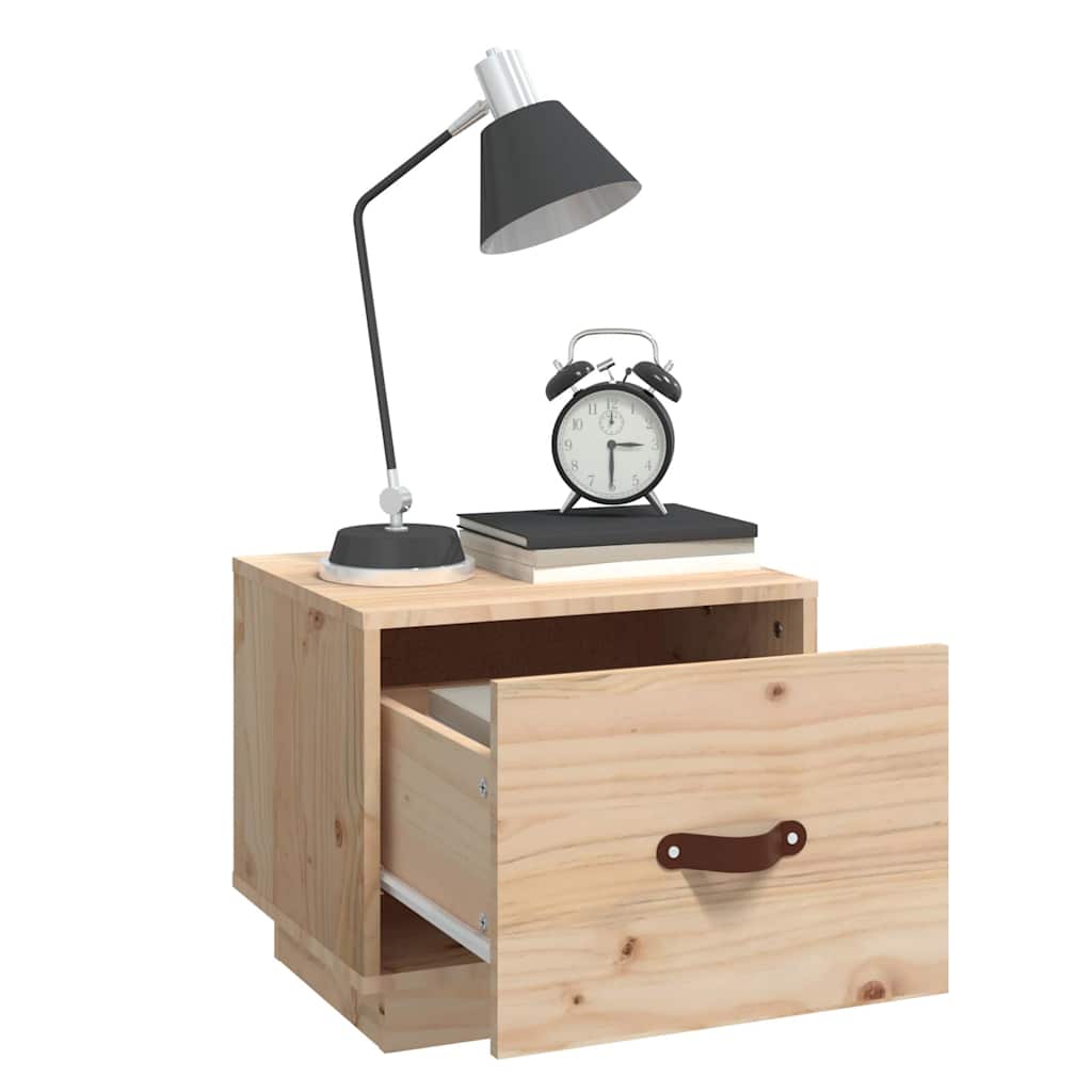 Vidaxl Szafka Nocna, 40X34X35 Cm, Lite Drewno Sosnowe