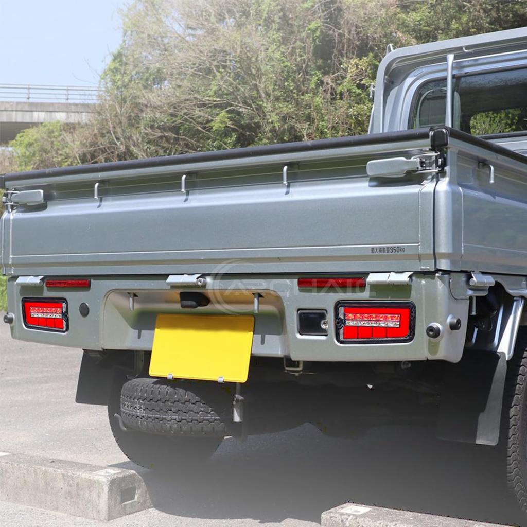 Archaic Hijet Truck Jumbo Tail Lamps for and S510 Series Genuine Replacement LED Tail Lamps with Sequential Turn and Prevention Resistors Set