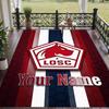 Custom Text Printed Rug LOSC Lille Non Slip Floor Carpet For Home Room Decor