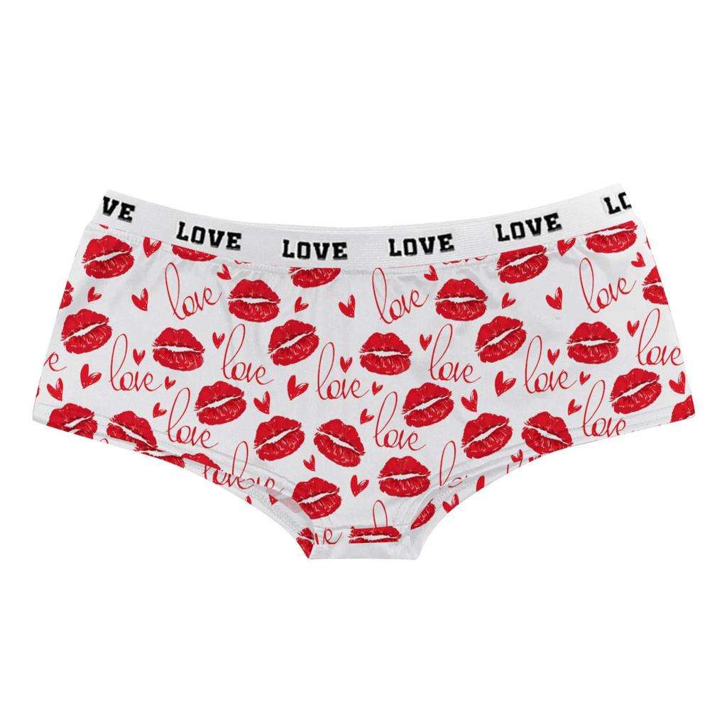 En Stock 2024 Pantalones Cortos Ultra Cortos para Mujer Estampado de Corazón, Se Pueden Usar Afuera, Diseño Tentador