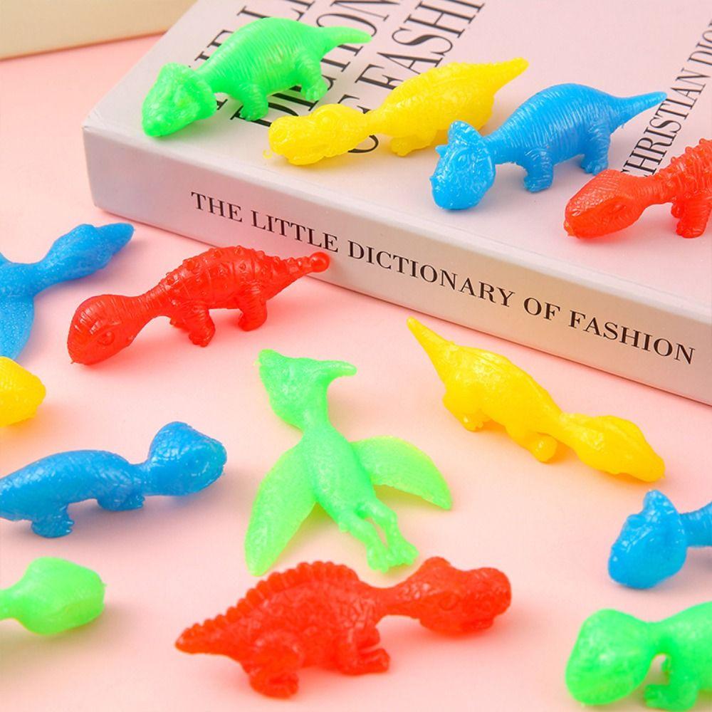 5pcs Dinosaur Launch Dinosaur Plastic Flying Dinosaur Finger Toys  Party Favors