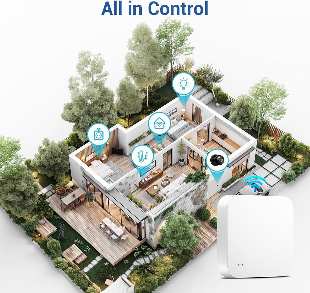 Tuya Smart Life Multi-Mode Gateway Hub ZigBee Bluetooth Wireless Bridge APP Remote Smart Home Automation Device for Alexa Google