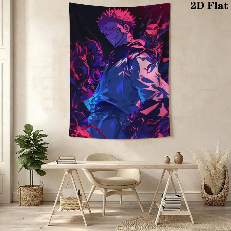 Jujutsu Kaisen Pattern Home Decor Tapestry, Wall Hanging, Decorative RV Wall Cloth.SGT0917558