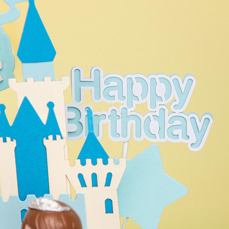 Palace Princess Cake Topper For Wedding Birthday Baking Supplies Party Decor