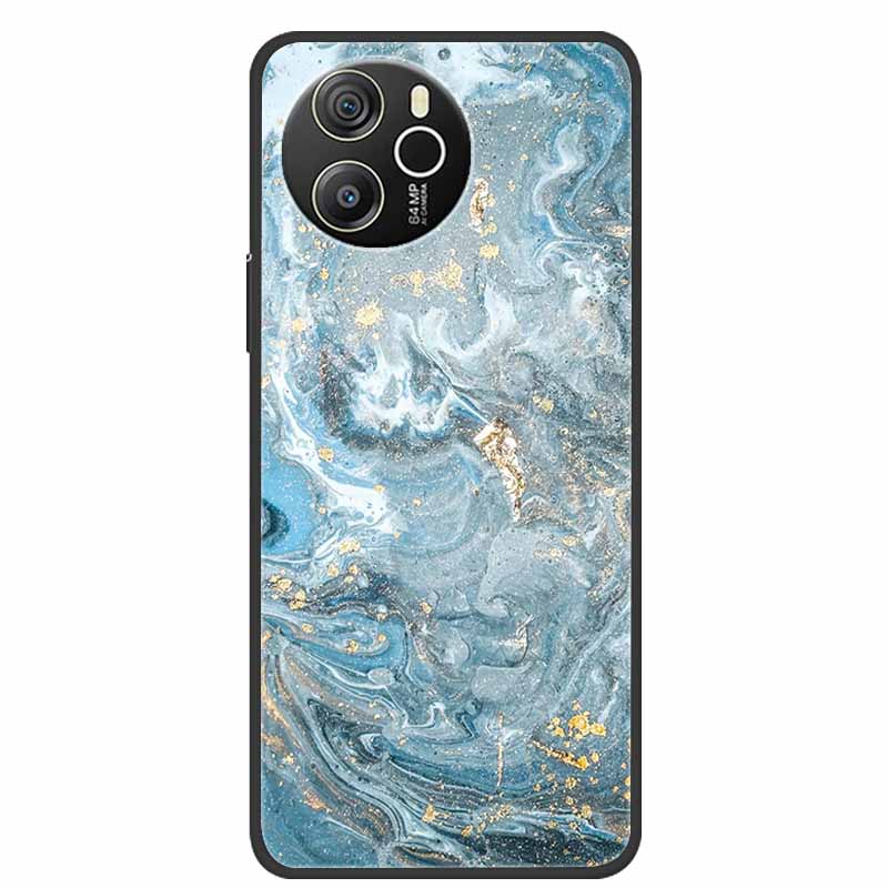 Case For Blackview Shark 8 TPU Soft Silicone Back Cover For Blackview Shark8 Phone Cases Marble Painted Colorful Bumper New Capa