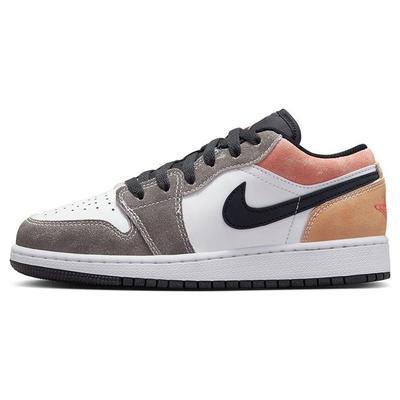 Air 1 Low SE GS Flight Club Dětské tenisky Bílá Černá Magic-Ember DX4374-008
