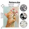 Cute Cat Pearl Painting Handmade Diy Pearl Art Painting Stickers Home Decoration Gifts