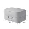Space Saving Compression Storage Tote Bag Heavy Duty Multipurpose Rectangle Fabric Organizer for Comforters Clothes and Blankets