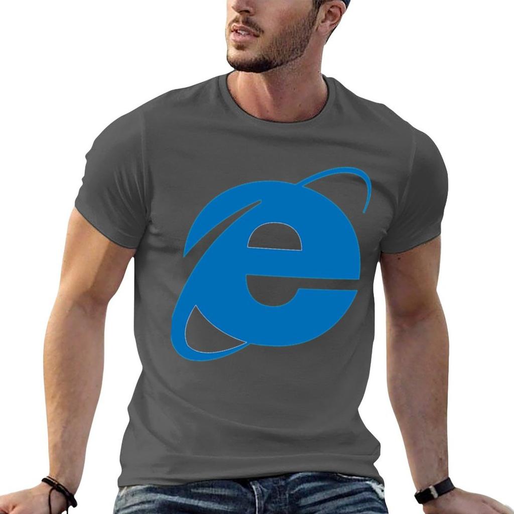 Internet Explorer T-shirt T-shirt Voor Unisex Katoenen T-shirts Hoge Kwaliteit Grappige T-shirts Unisex T-shirt