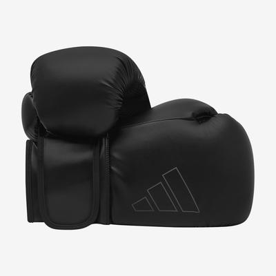 Adidas Hybrid 80 FLX 3.0 Boxing Gloves, Black/Black, 10 Oz