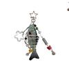 Bionic Design Artificial Fish Pendant Phone Lanyard Fish Bait Lanyard  Backpack