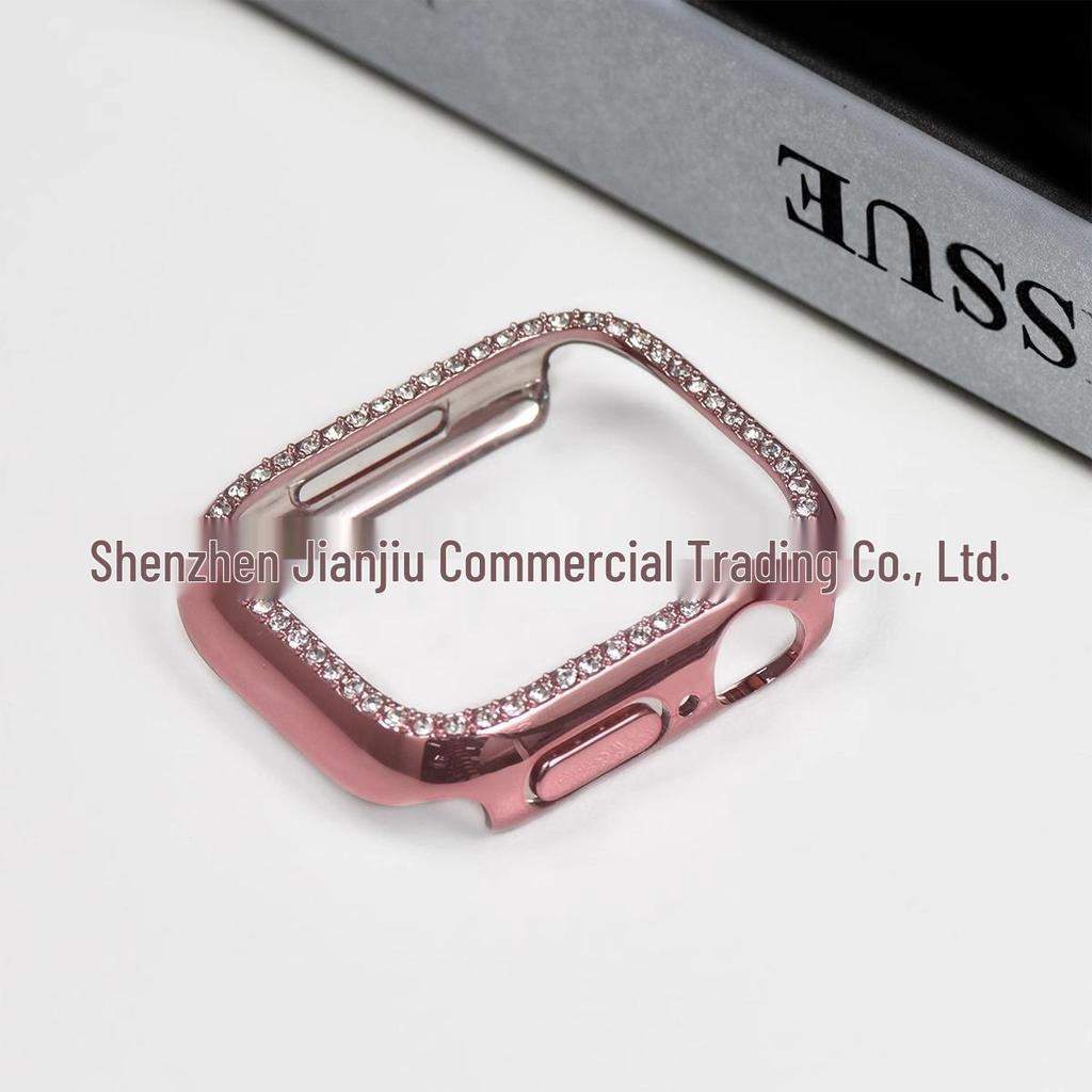 Koperta 46 mm z diamentami do zegarka Apple Watch Series 3-10