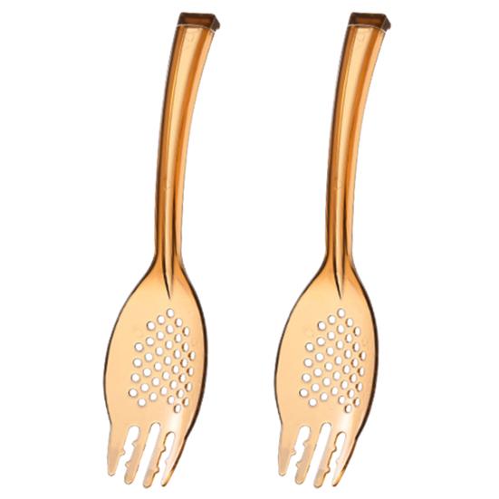 2 pezzi forchetta cucchiaio design 3 in 1 forchetta cucchiaio scolapasta versatili design ergonomico per la tavola per la cucina domestica