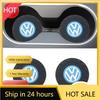 New 2pcs Car Coaster Pads PVC Water Cup Anti-slip Mat for Volkswagen Golf Passat Jetta Touareg Tiguan Polo Caddy GTI Lavida