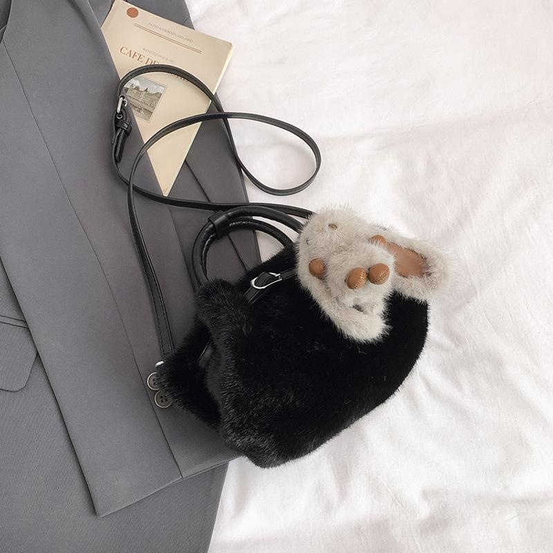 Hand-held Vegetable Basket Bag, Pleated Bucket Bag, Fashionable Single-shoulder Crossbody Bag