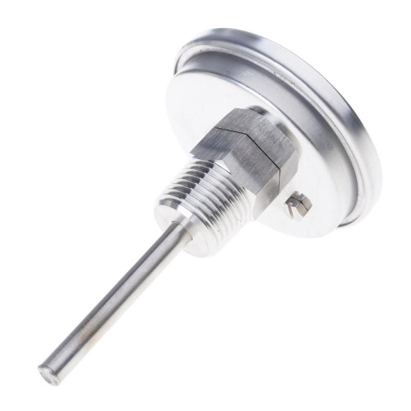 Celsius Roast Duck Roast Chicken Oven Bimetal Thermometer Oven Thermometer Water Distilling Temperature Gauge 1/2'' NPT