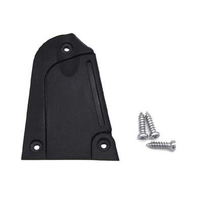 Detachable Plastic Truss Rod Cover Plate with Screws 3 Holes Guitar Bass Parts Accessories