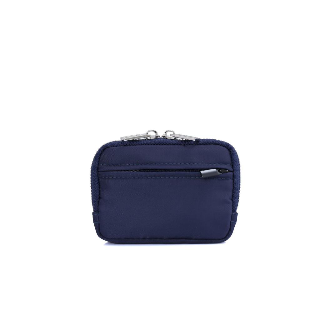 Kompakter RFID Münz-, Karten- und Schlüsselhalter - Diebstahlsicher, einfarbiges Design