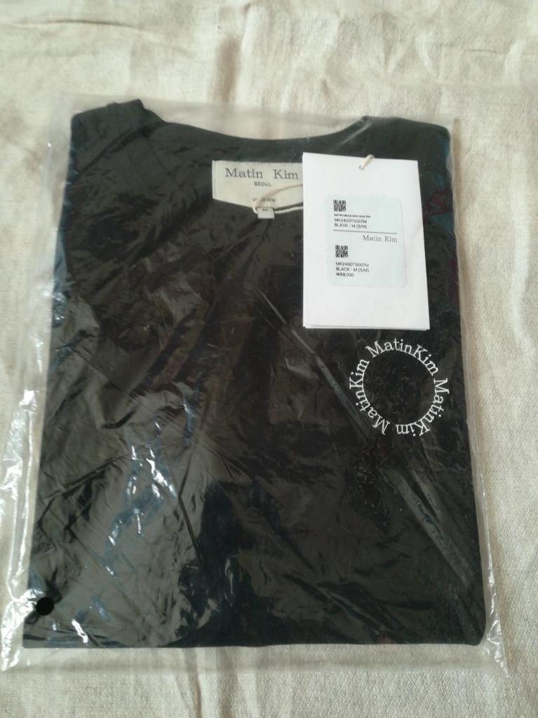 [USED] Matin Kim Black T-Shirt Medium