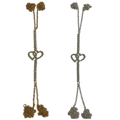 Bikini Catena Reggiseno Staffa Petto Catena Reggiseno Collana Catena Corpo Sexy Strass Gioielli Corpo Reggiseni Collana Catena Petto Reggiseno