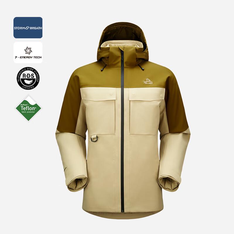 

Альпинистская куртка Pelliot 3-в-1 с подкладкой из гусиного пуха L